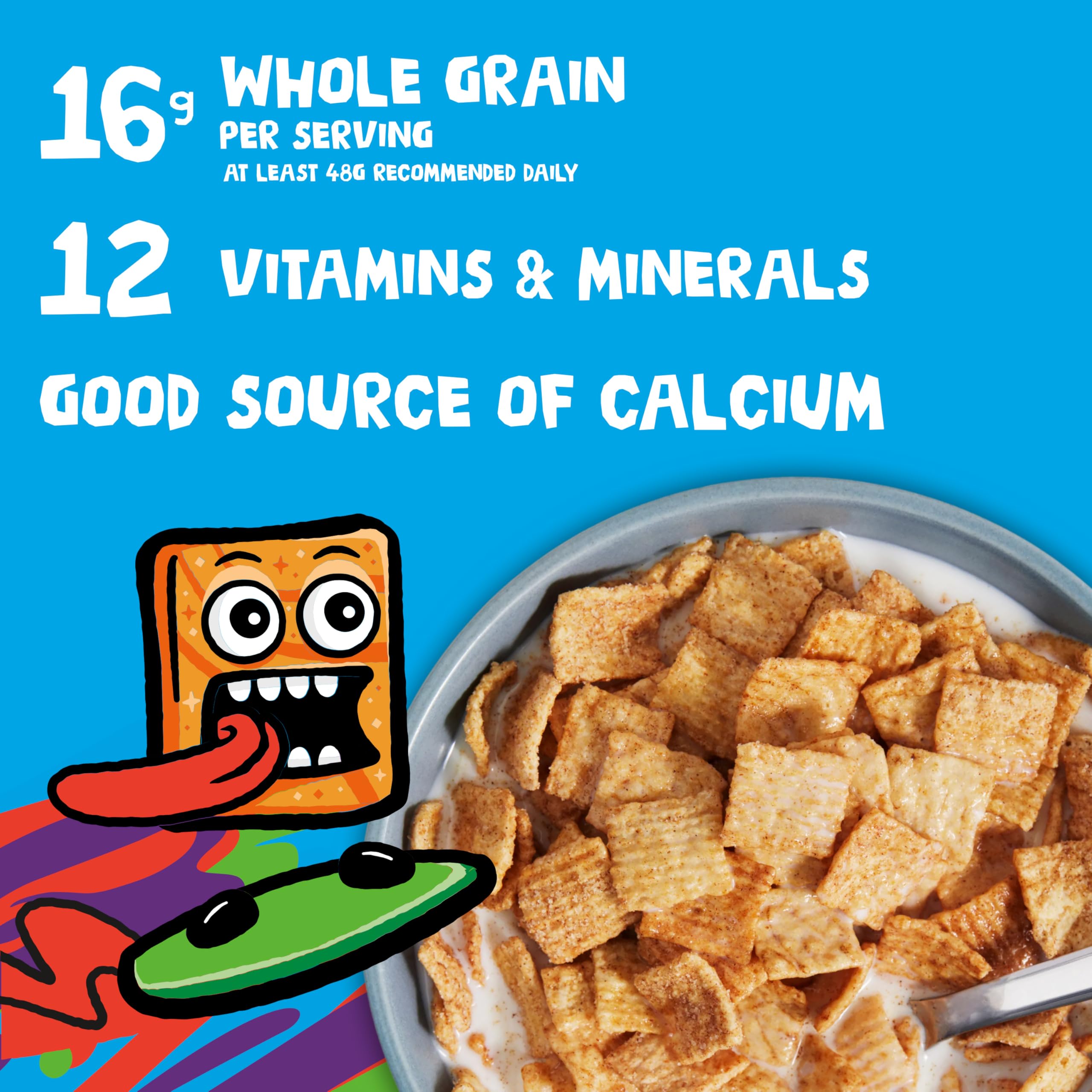 Amazon.co.jp: Breakfast Cereal, Cinnamon Sugar Squares, 12 oz